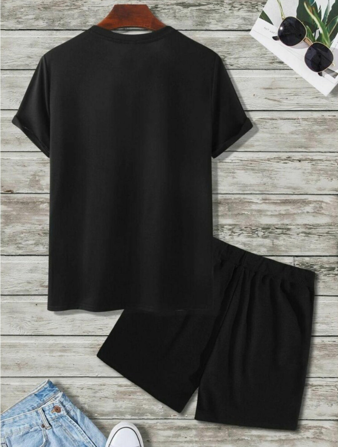 Kunzie Black  Co-ord set Air port set