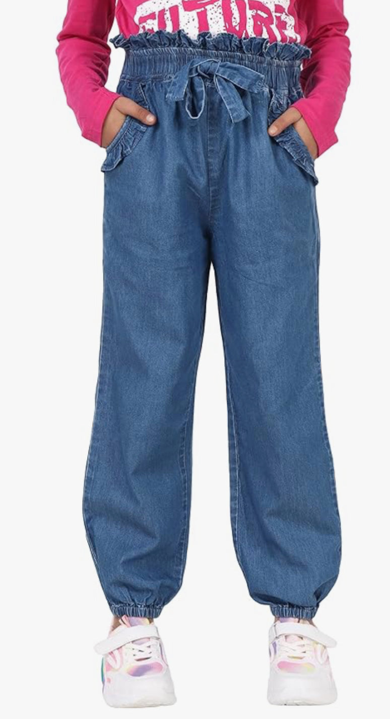 Kunzie Denim pant/ jogger’s for girls and kids