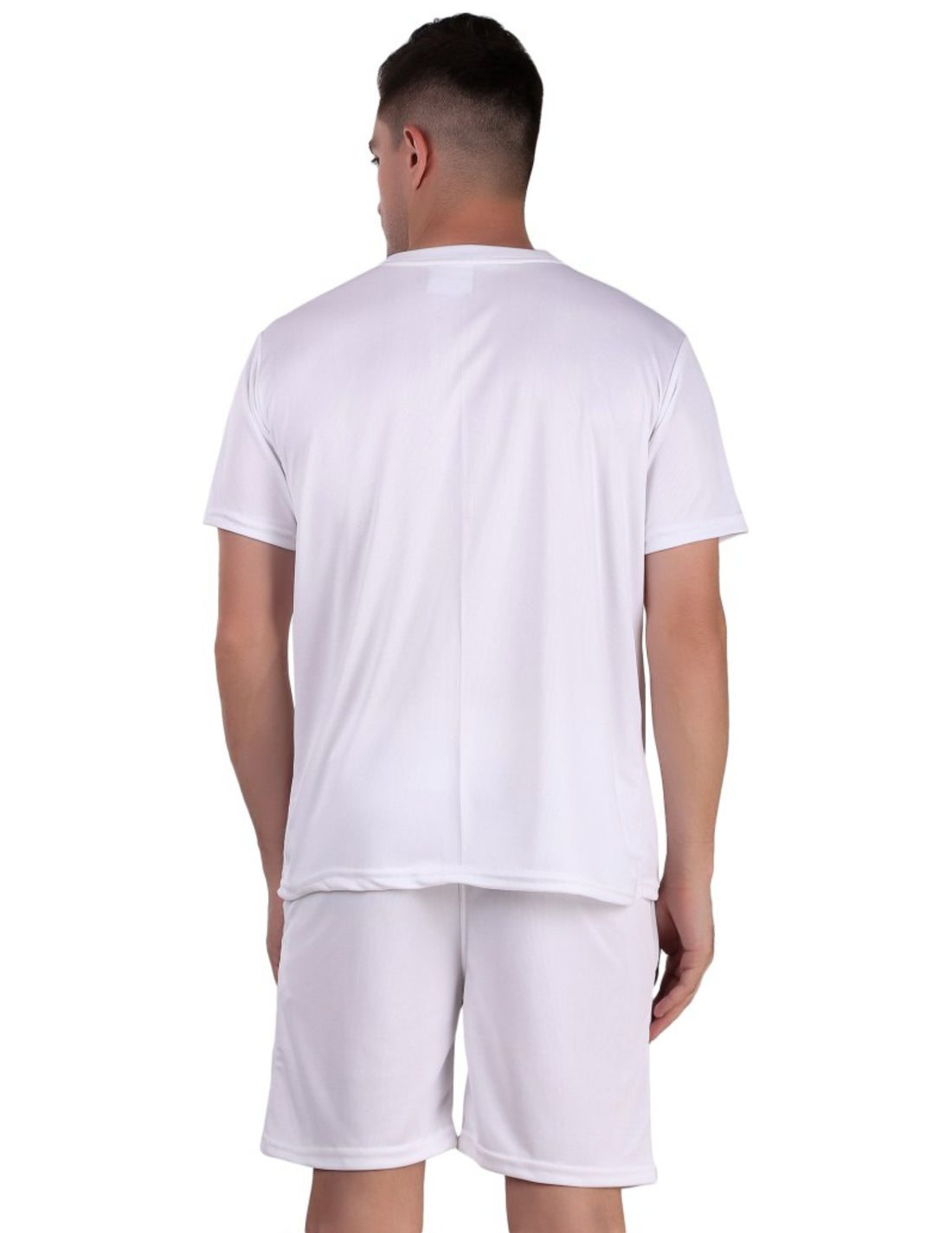 Kunzie Royal Enfield printed T-shirt and shorts